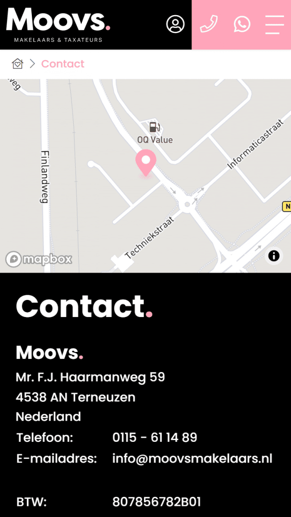 moovsmakelaars.nl 8 bffa contact contactiPhone SE - Kolibri