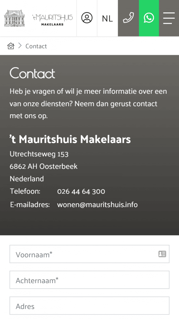 www.mauritshuis.info 8 bffa contact contactiPhone SE - Kolibri