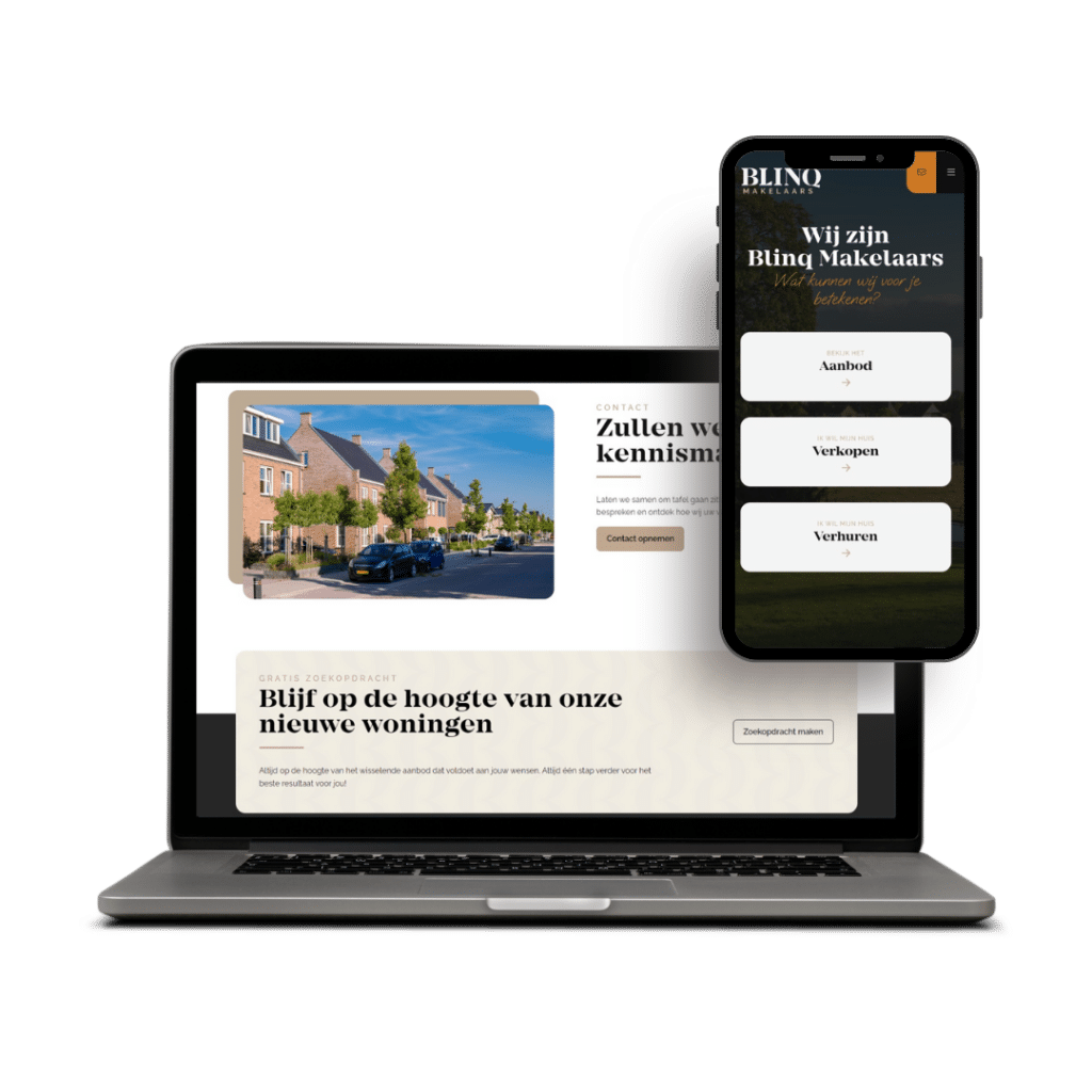 Blinq makelaar websit