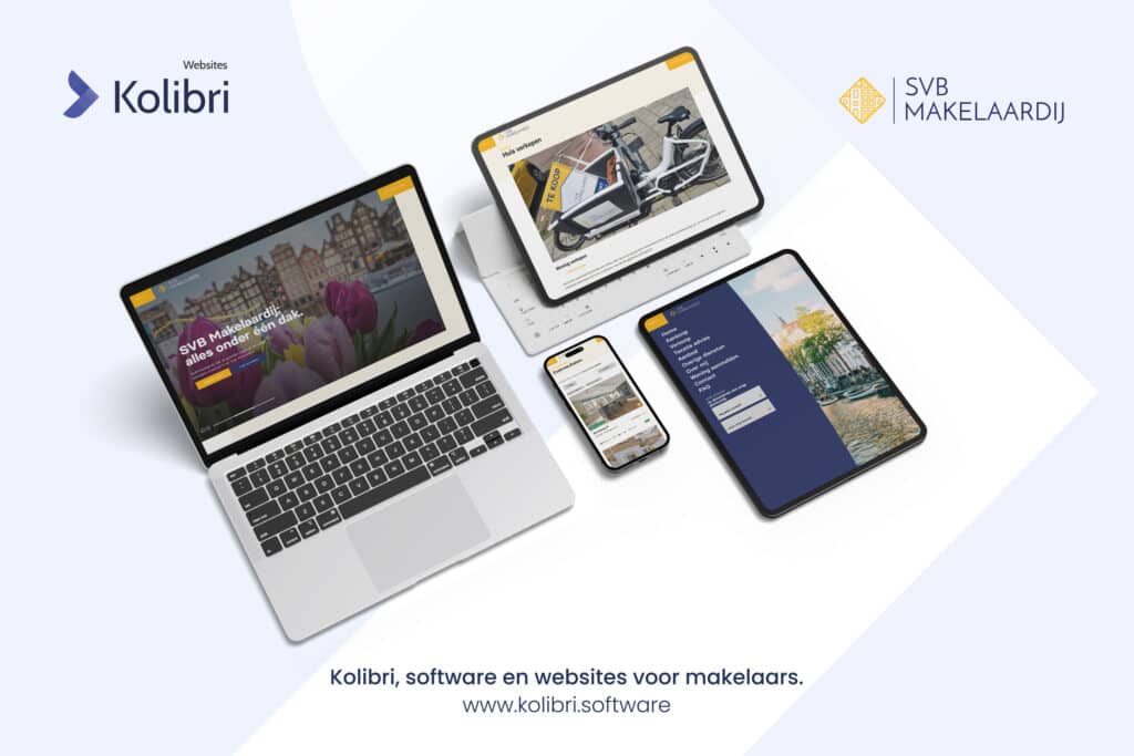 Kolibri website voor SvB Makelaardij