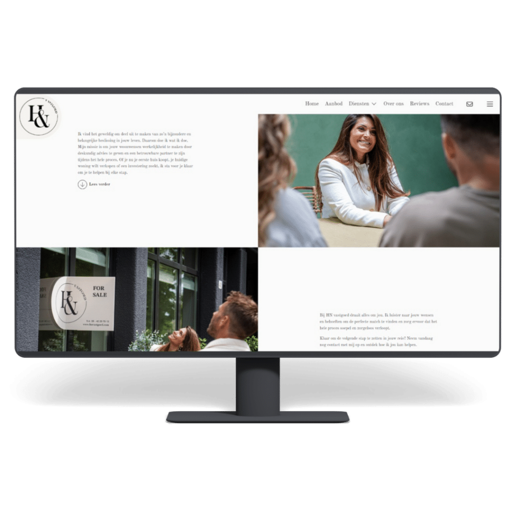 Kolibri website voor HN Vastgoed