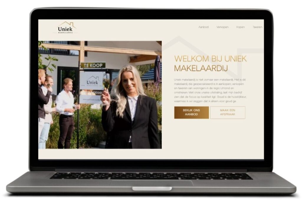 100e Kolibri website live Uniek Makelaardij